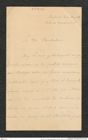 Nachlass Franz Steindachner, Brief von Salvador Calderon an Franz Steindachner (17.05.1883), Inv.Nr. 71.01, Seite 1